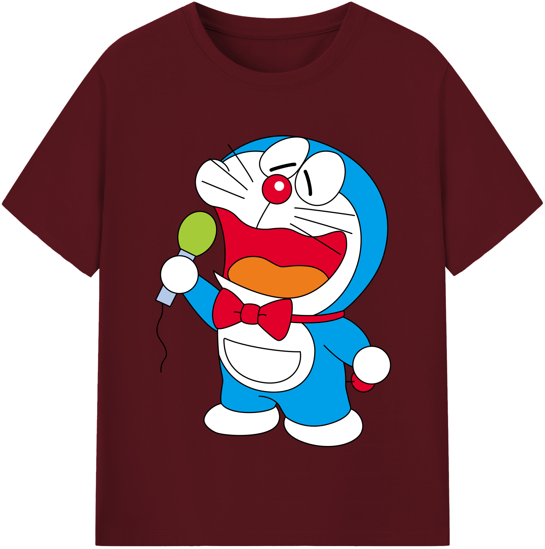 （画像用） ドラえもん Doraemon 綿100％半袖Tシャツ（フロントプリント）